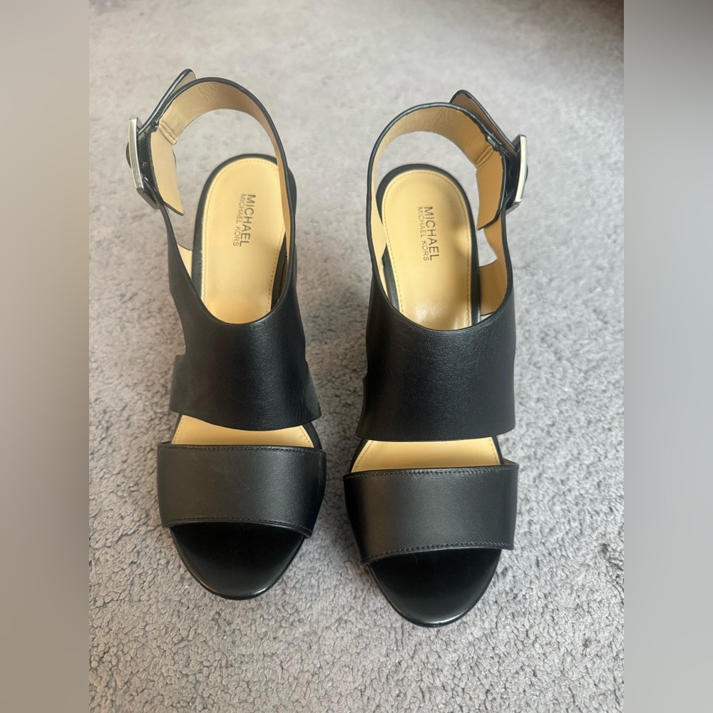 Michael Kors Black Heels- Size 9